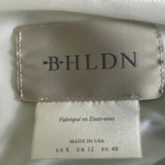 Anthropologie x BHLDN Mendoza Jersey Flowey Maxi Dress White NWOT SZ 8 - Picture 8 of 8